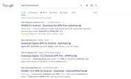 Download links for Sigma's APK files are listed on multiple websites (Image via Google)